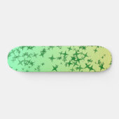 Groene sterren skateboard (Horizontaal)
