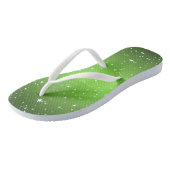 GROENE STERRENNACHT TEENSLIPPERS (Schuin)