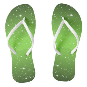 GROENE STERRENNACHT TEENSLIPPERS