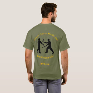 Groene Stick Fighting Filipijnse Martial Arts shir T-shirt