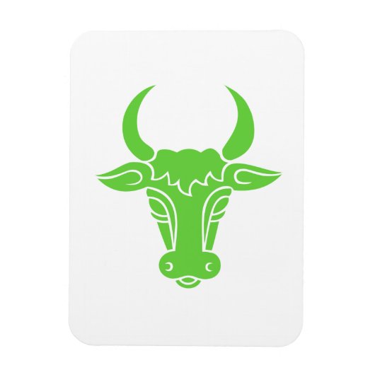 groene stier magneet (Verticaal)