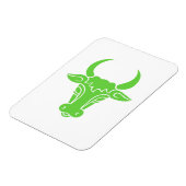 groene stier magneet (Linkerzijde)