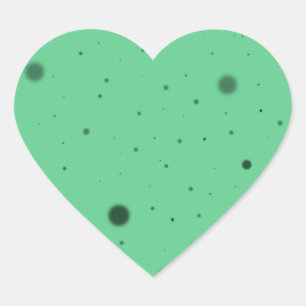 Groene Stip Chaos Hart Sticker