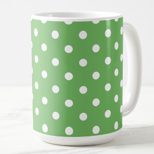 Groene Stippen Klassieke Minimalistische Kado Mok