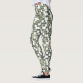 Groene stippen leggings (Links)