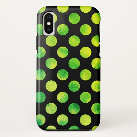 Groene Stippen Vervaaagd Case-Mate iPhone Case (Achterkant)