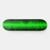 groene straal skateboard (Horizontaal)