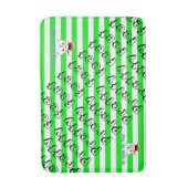 Groene streep alle ogen op je Bathroom Bath Mat (Voorkant Verticaal)