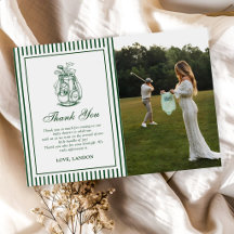 Groene streep golf baby shower foto