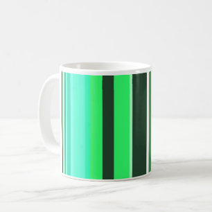 GROENE STREEP KOFFIE MOK
