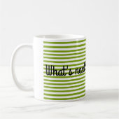 Groene streep mok (Links)