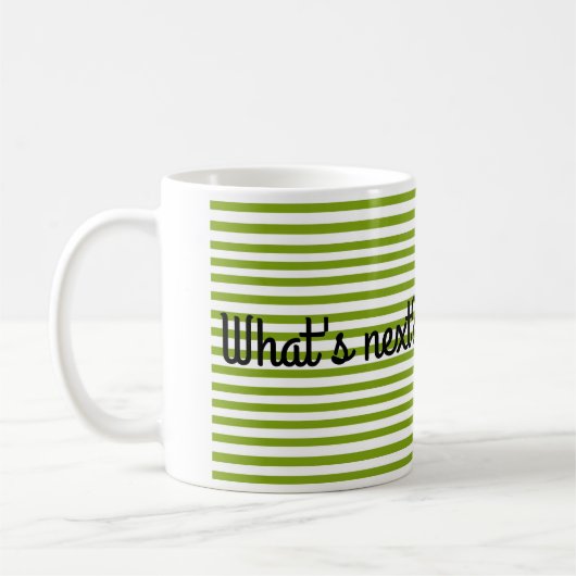 Groene streep mok (Links)