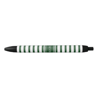Groene Streep Zwarte Inkt Pen