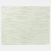 Groene Strepen Fleece Deken (Voorkant (Horizontaal))
