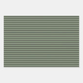  groene strepen inpakpapier vel (Voorkant)