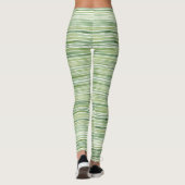 Groene Strepen Leggings (Achterkant)