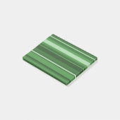 Groene strepen post-it® notes (Schuin)