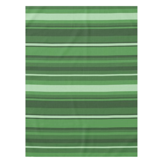 Groene strepen tafelkleed (Voorkant)