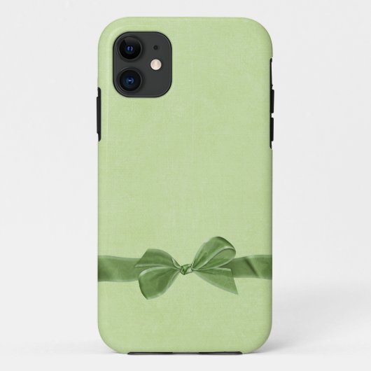 Groene strik Case-Mate iPhone case (Achterkant)