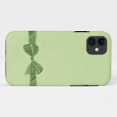 Groene strik Case-Mate iPhone case (Achterkant (horizontaal))