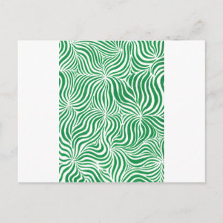 Groene stripes briefkaart