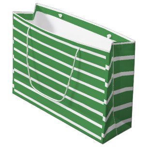 Groene stripes groot cadeauzakje
