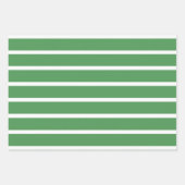 Groene stripes inpakpapier vel (Voorkant 3)