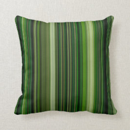 Groene stripes kussen