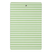 Groene stripes mini klembord (Achterkant)