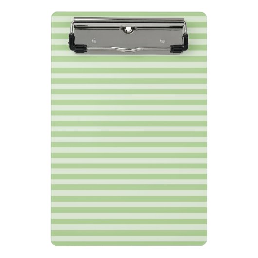 Groene stripes mini klembord (Voorkant)