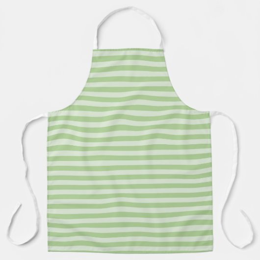 Groene stripes schort (Voorkant)