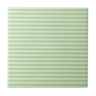 Groene stripes tegeltje