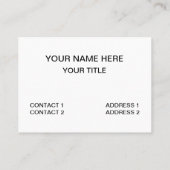 Groene stripes visitekaartje (Achterkant)