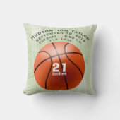 Groene strippaarbalkraan kussen (Voorkant)