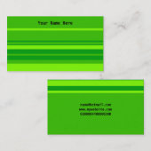 Groene strips, Jouw naam hier Visitekaartje (Voorkant / Achterkant)