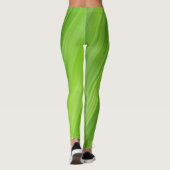 Groene strips leggings (Achterkant)