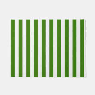 Groene strips op elke kleur deurmat