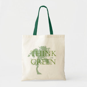 Groene structuurtas tote bag