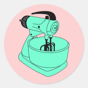  Groene Sunbeam Mixmaster Ronde Sticker