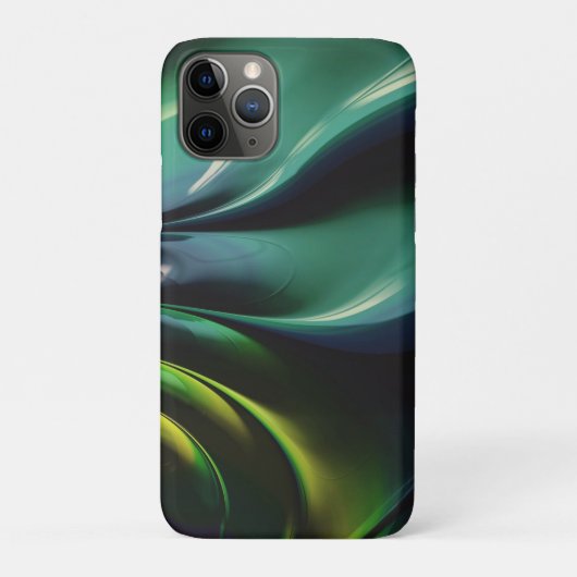 Groene Swirl-telefoongevallen Case-Mate iPhone Case (Achterkant)