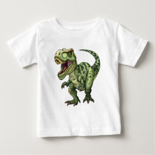 Groene T-Rex Dinosaur – Leuke Cartoon Dino T-shirt