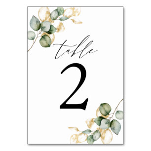 Groene tabel nummer 2 kaart