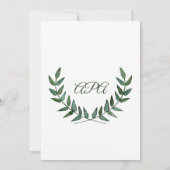 Groene Takken Bewaar de Datum Save The Date (Achterkant)