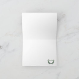 Groene Takken Dankkaart Bedankkaart