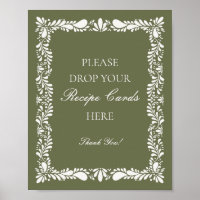 Groene Talavera-tegel Spaanse Deel een recept Brui