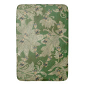  groene Tan Damask Floral Dragonflies Badmat (Voorkant Verticaal)