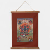 Groene Tara Tibetaans boeddhistische godheid  Hangend Wandkleed (Voorkant)