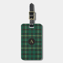 Groene Tartan Monogram