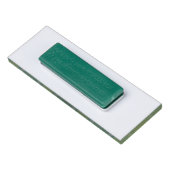 Groene Tartan Name Tag (Achterkant)