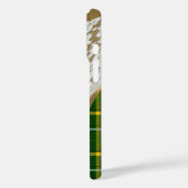 Groene tartan plaid kant Case-Mate iPhone case (Achterkant / Links)